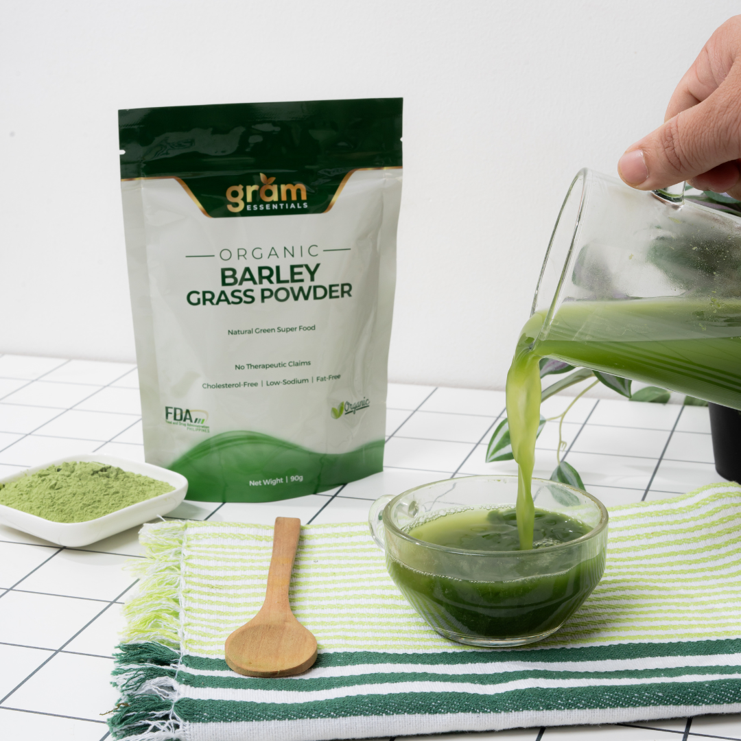 Organic Barley Grass Powder Pouch (90 grams)