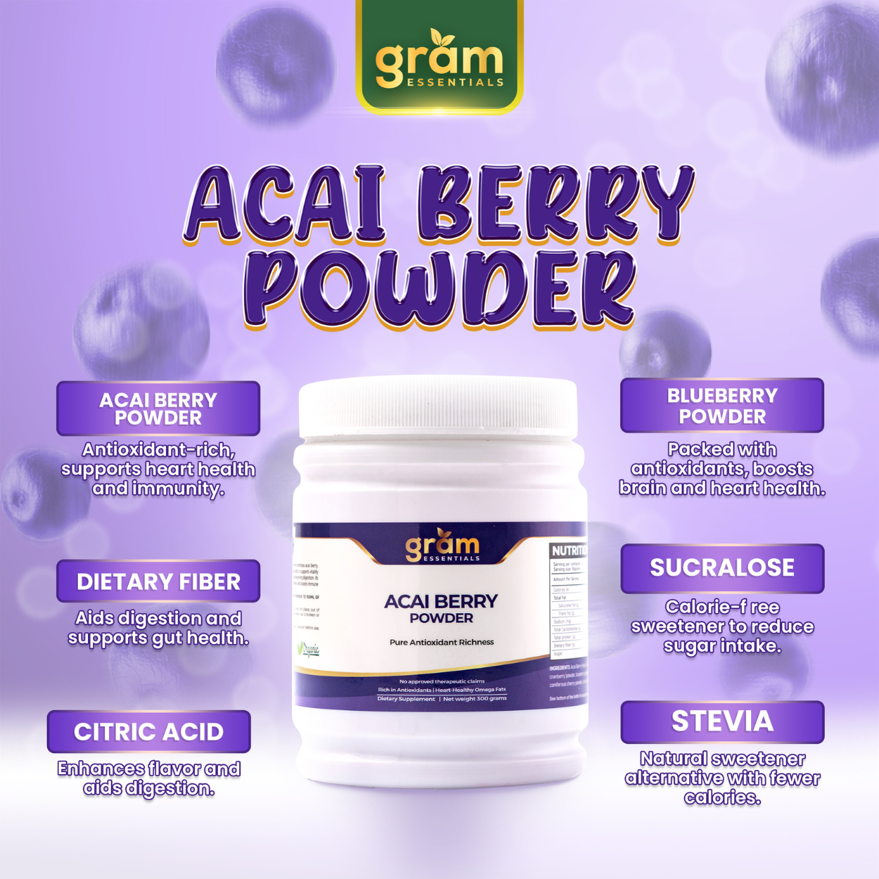 Acai Berry Powder