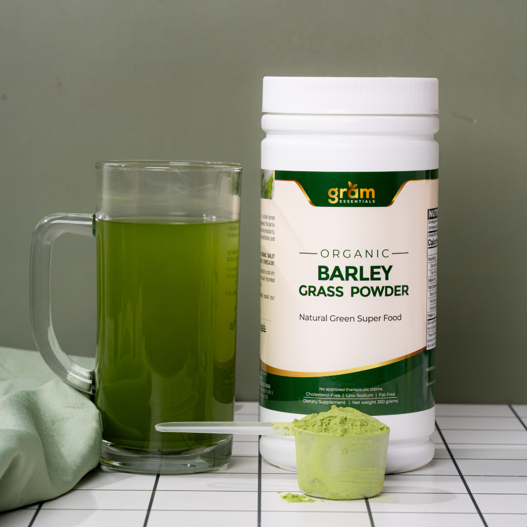 Organic Barley Grass Powder Jar