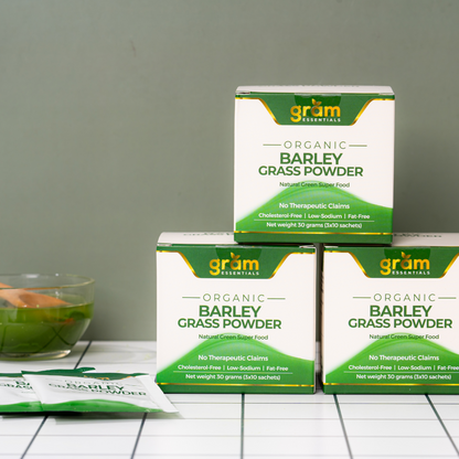 Organic Barley Grass Powder Box (3 grams x 10 sachets)