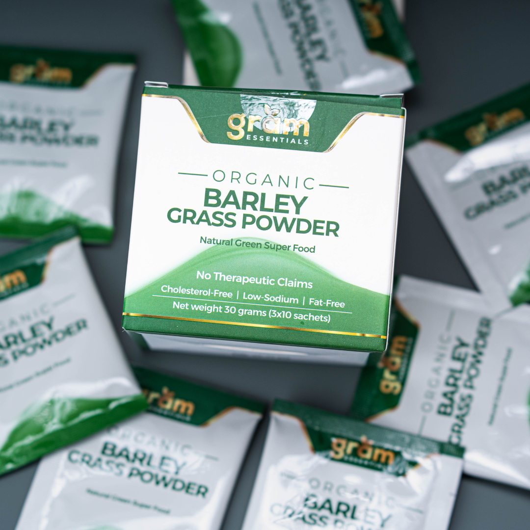 Organic Barley Grass Powder Box (3 grams x 10 sachets)